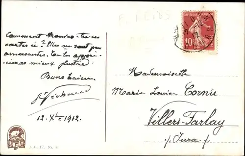 Künstler Ak Reiss, Fritz, Winter im Schwarzwald