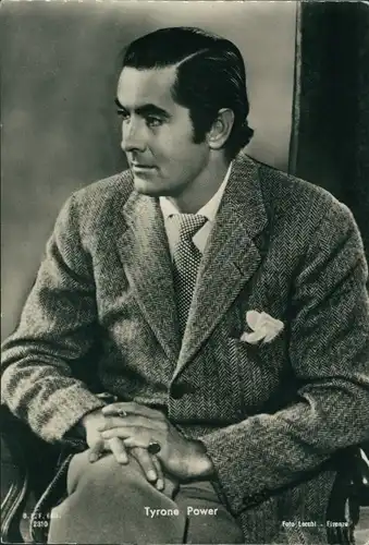 Ak Schauspieler Tyrone Power, Portrait