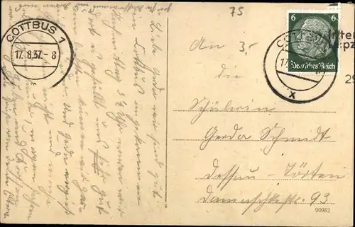 Ak Cottbus in der Niederlausitz, Stadttheater