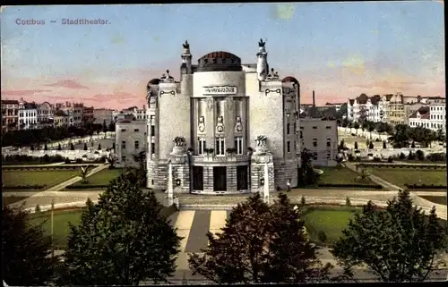 Ak Cottbus in der Niederlausitz, Stadttheater
