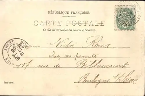 Ak Marly le Roi Yvelines, Eisenbahnviadukt