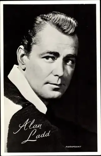 Ak Schauspieler Alan Ladd, Portrait