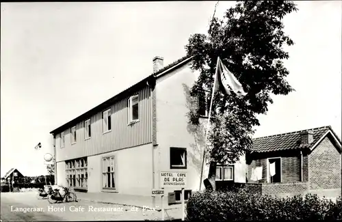 Ak Langeraar Nieuwkoop Südholland, Hotel Café Restaurant de Plas
