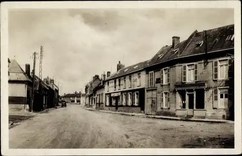 Ak Camon Somme, Rue Marius Petit