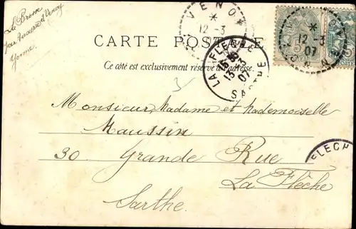 Litho Mädchen spielen Tennis, Tennisschläger, Hund, Puppe