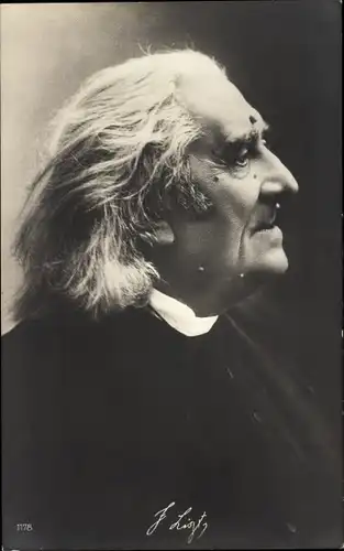 Ak Komponist Franz Liszt, Liszt Ferencz, Portrait