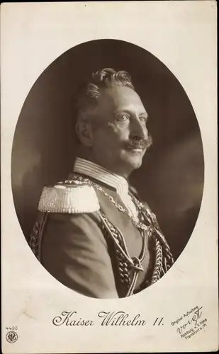 Ak Kaiser Wilhelm II., Portrait