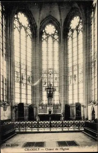 Ak Chambly Oise, Kirche, Chor