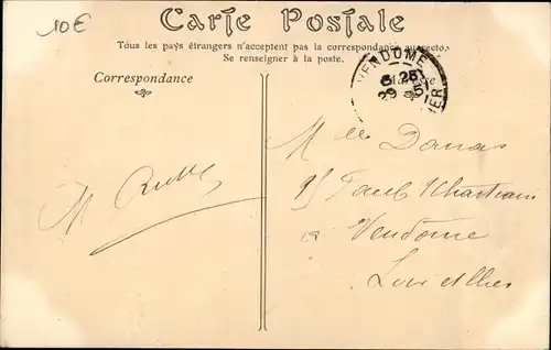 Ak Compiègne Oise, Unter-Präfektur