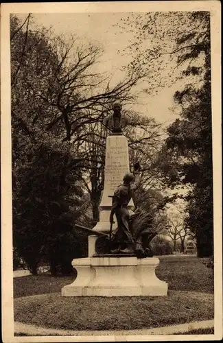 Ak Troyes-Aube, Denkmal A. De Launay