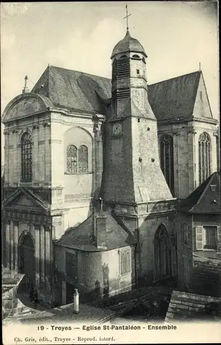 Ak Troyes Aube, Kirche Saint-Pantaleon