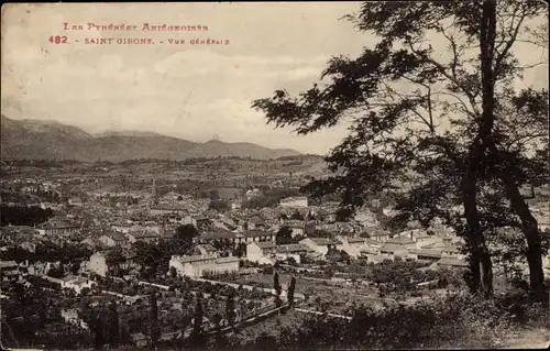 Ak Ariège de Saint Giron, Gesamtansicht