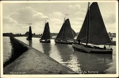 Ak Harderwijk Gelderland, Segelboote