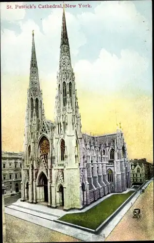AK New York City USA, St. Patrick's Cathedral