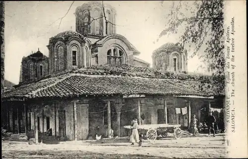 Ak Saloniki Thessaloniki Griechenland, Église des Douze Apôtres