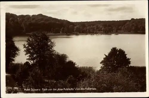 Ak Malente in Ostholstein, Kellersee, Blick von der Alten Kalkhütte