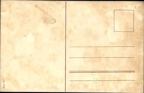 Passepartout Ak Künstler Ak Flugzeug, Monoplan in der Dämmerung