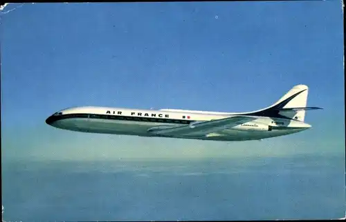 Ak Französisches Passagierflugzeug, Air France, Caravelle