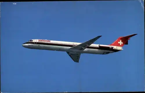 Ak Schweizer Passagierflugzeug, Swissair, McDonnell Douglas DC-51
