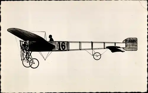 Ak Aviation, Flugzeug Bleriot, Delagrange 16, 1909