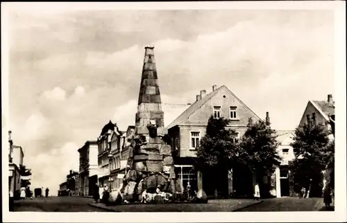 Ak Norderney in Ostfriesland, Denkmal
