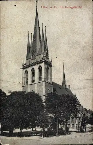 Ak Ulm an der Donau, St. Georgskirche