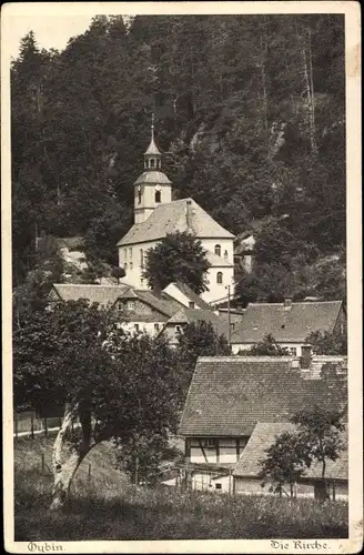 Ak Oybin in der Oberlausitz, Kirche