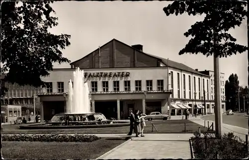 Ak Kaiserslautern in der Pfalz, Fackelrondell, Kurpfalztheater