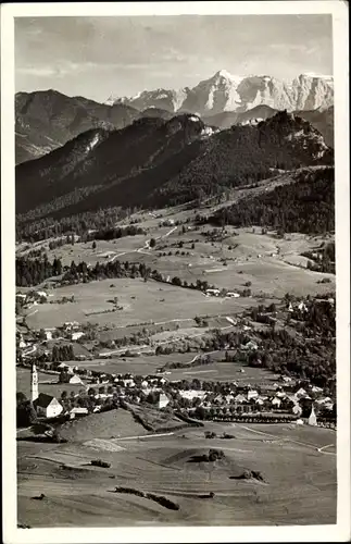 Ak Pfronten im Allgäu, Panorama, Falkenstein, Zugspitze