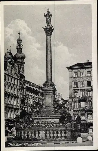 Ak München, Mariensäule