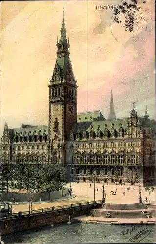 Ak Hamburg Mitte Altstadt, Rathaus