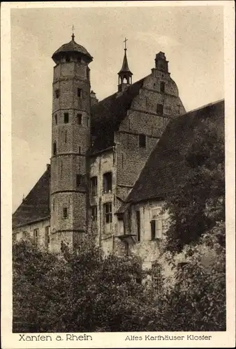 Ak Xanten am Niederrhein, altes Karthäuserkloster