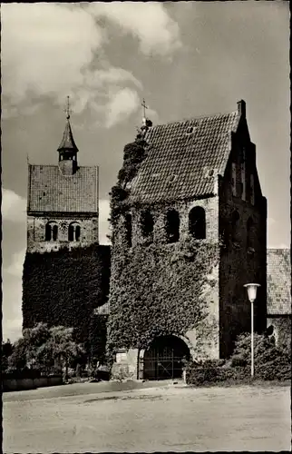 Ak Bad Zwischenahn in Niedersachsen, Alte Kirche und Glockenturm