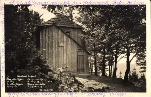 Ak Ilmenau in Thüringen, Goethehäuschen auf dem Kickelhahn