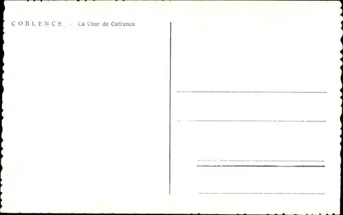 Ak Koblenz am Rhein, Gericht Koblenz