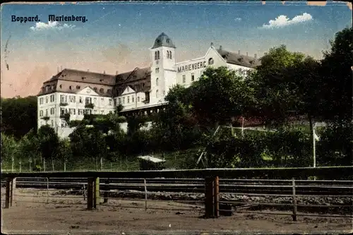 Ak Boppard am Rhein, Martenberg