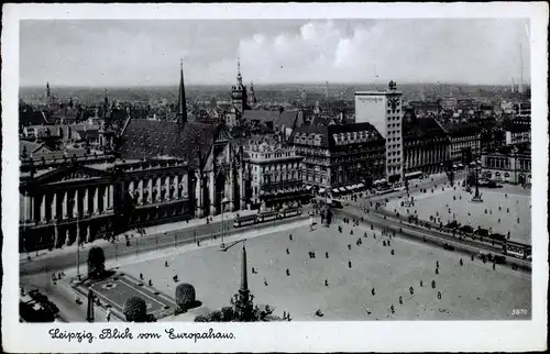 Ak Leipzig in Sachsen, Stadtansicht, Europahaus