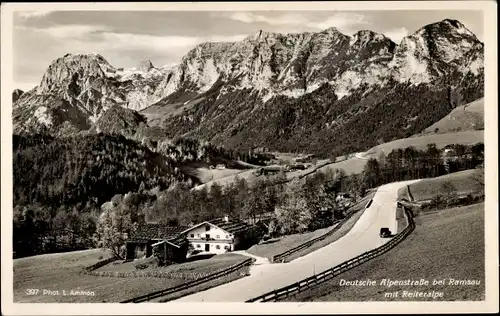 Ak Ramsau im Berchtesgadener Land Oberbayern, Deutsche Alpenstraße, Reiteralpe