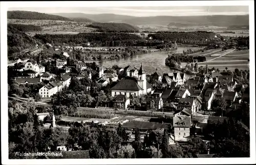 Ak Waldshut Tiengen am Hochrhein, Totalansicht