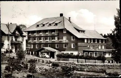 Ak Altglashütten Feldberg im Schwarzwald, Kurhaus Hirschen