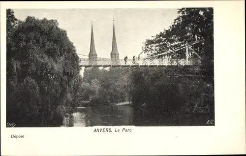 Ak Antwerpen Antwerpen Flandern, Le Parc