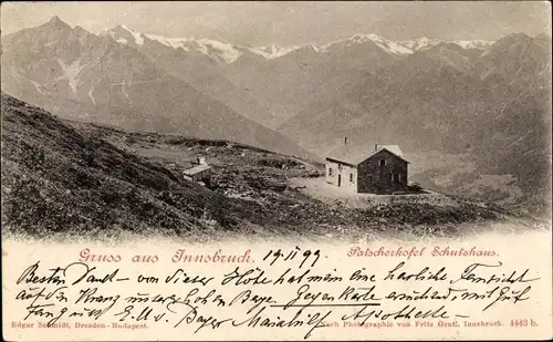 Ak Innsbruck in Tirol, Patscherkofel, Schutzhaus