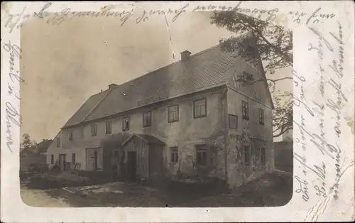 Foto Ak Lauenstein Altenberg im Erzgebirge, Wohnhaus