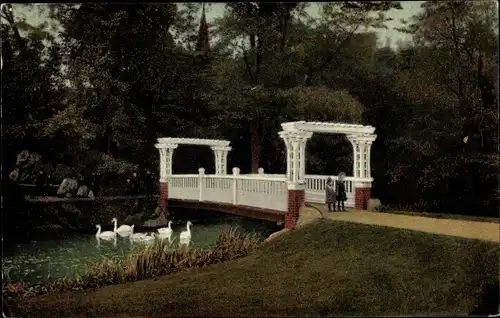 Ak Hamburg Bergedorf, Schlossbrücke