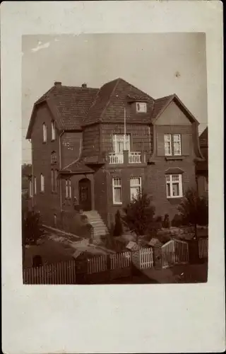 Foto Ak Kiel, Villa, Zaun, Garten