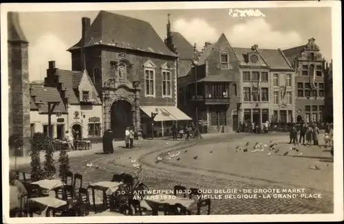 Ak Antwerpen Antwerpen Flandern, Oud Belgie, Grand Place