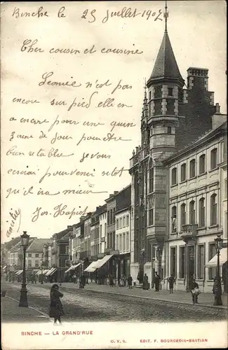 Ak Binche Wallonien Hennegau, Grand Rue