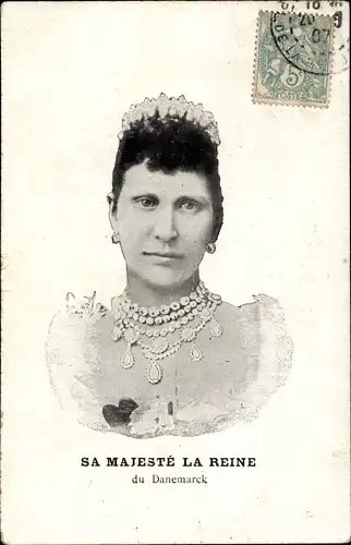 Ak Königin von Dänemark, Louise von Schweden-Norwegen
