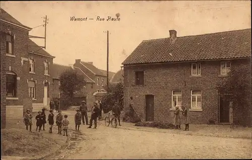 Ak Wamont Brabant, Rue Haute