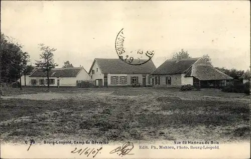 Ak Bourg Leopold Leopoldsburg Flandern-Limburg, Camp de Berverloo